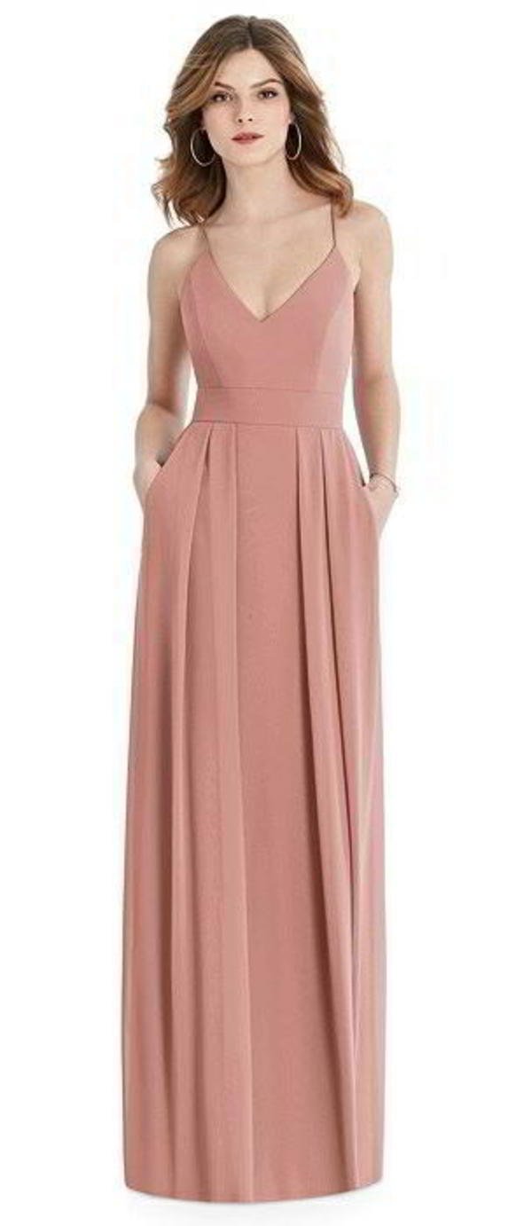 After Six Bridesmaid Dress 1514 in Desert Rose