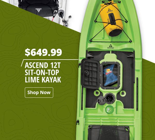 Ascend 12T Sit-on-top Lime Kayak