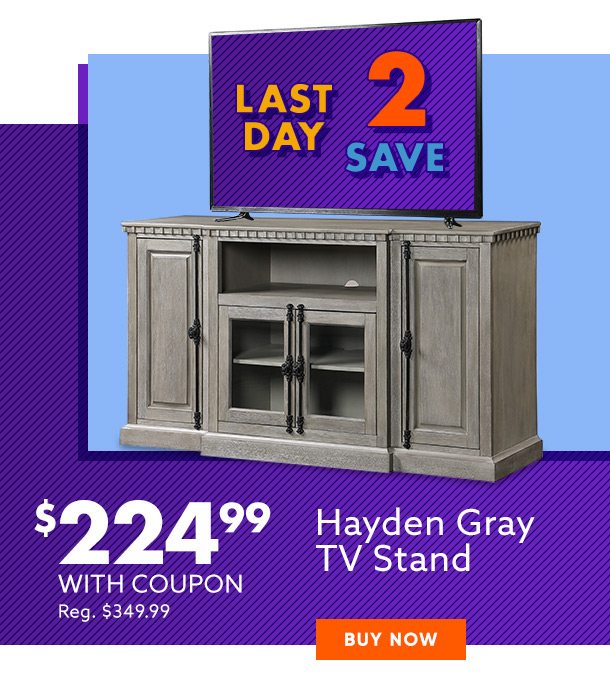 $224.99 Hayden Gray TV Stand