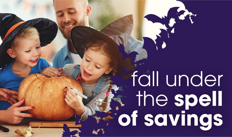 fall under the spell of savings