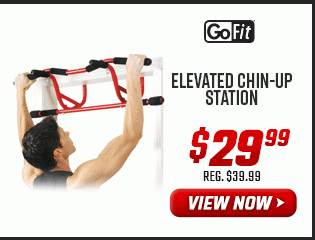 GoFit Elevated Chin-Up Station
