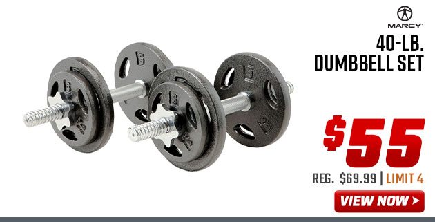 Marcy 40-lb. Dumbbell set