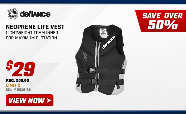 Defiance Neoprene Life Vest