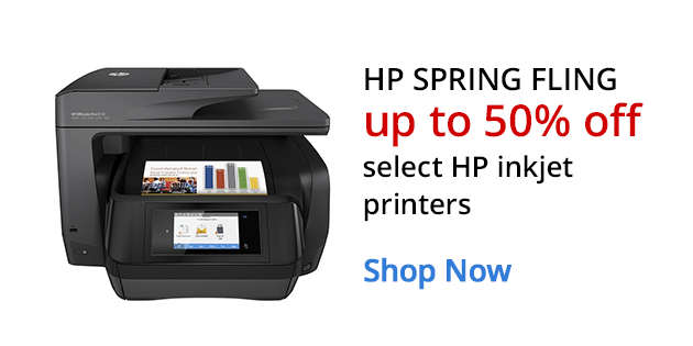 Save up to 50% off HP Printers