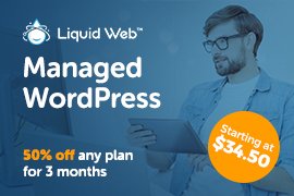 for first 3 months on any Liquid Web Managed WordPress plan