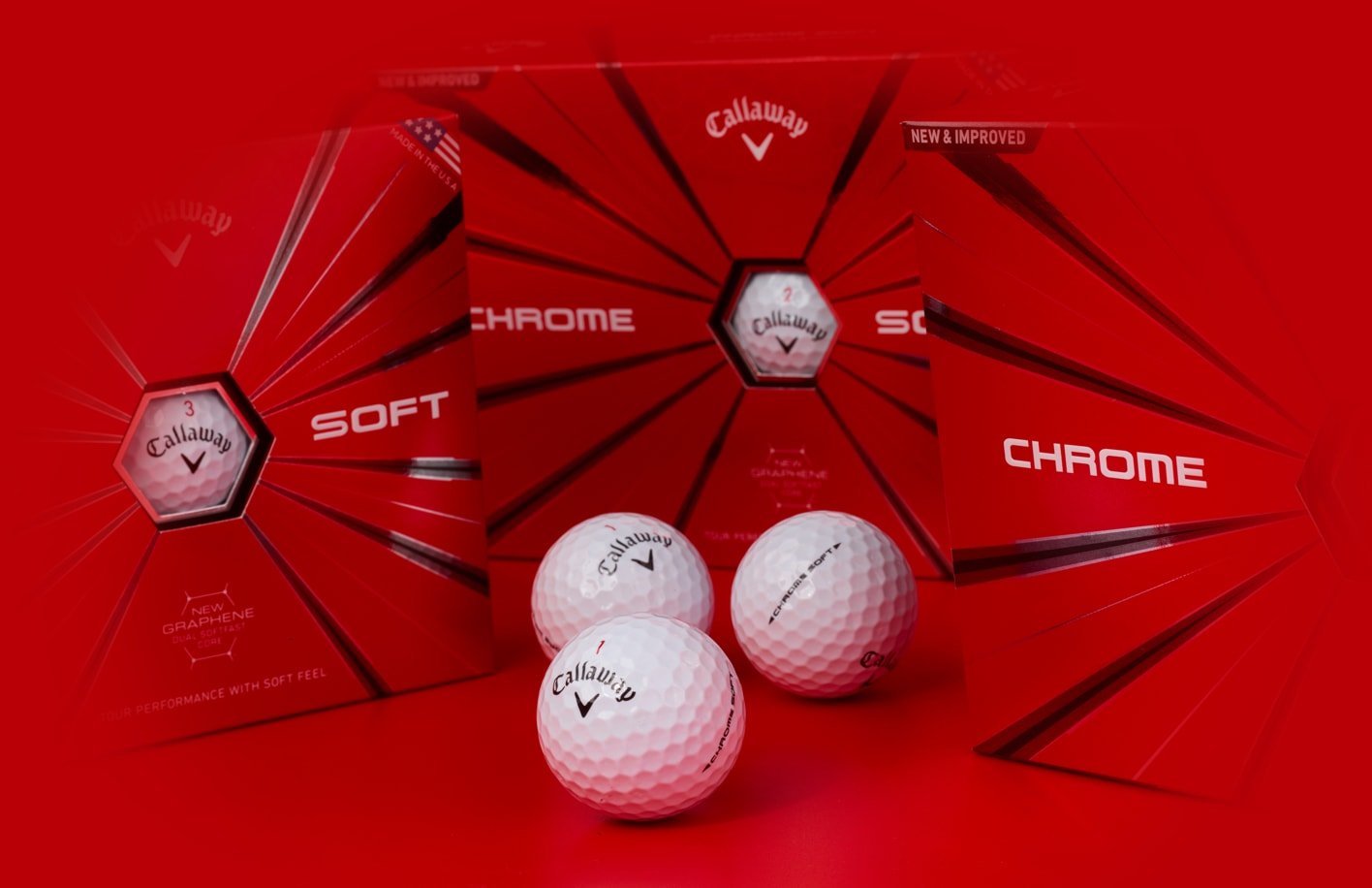 image of chrome soft balls and package