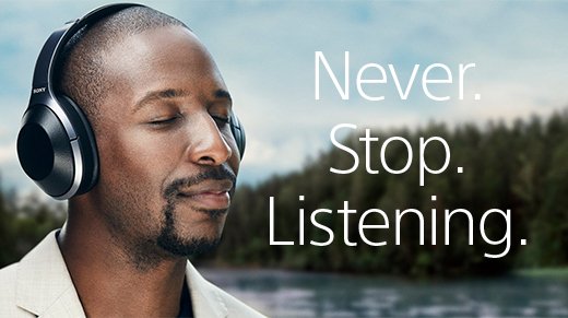 Never. Stop. Listening.