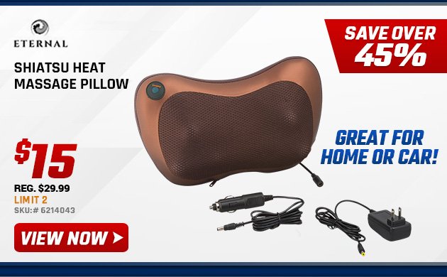 Eternal Shiatsu Massage Pillow