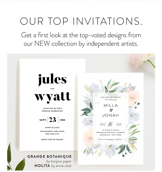 Our Top Invitations.