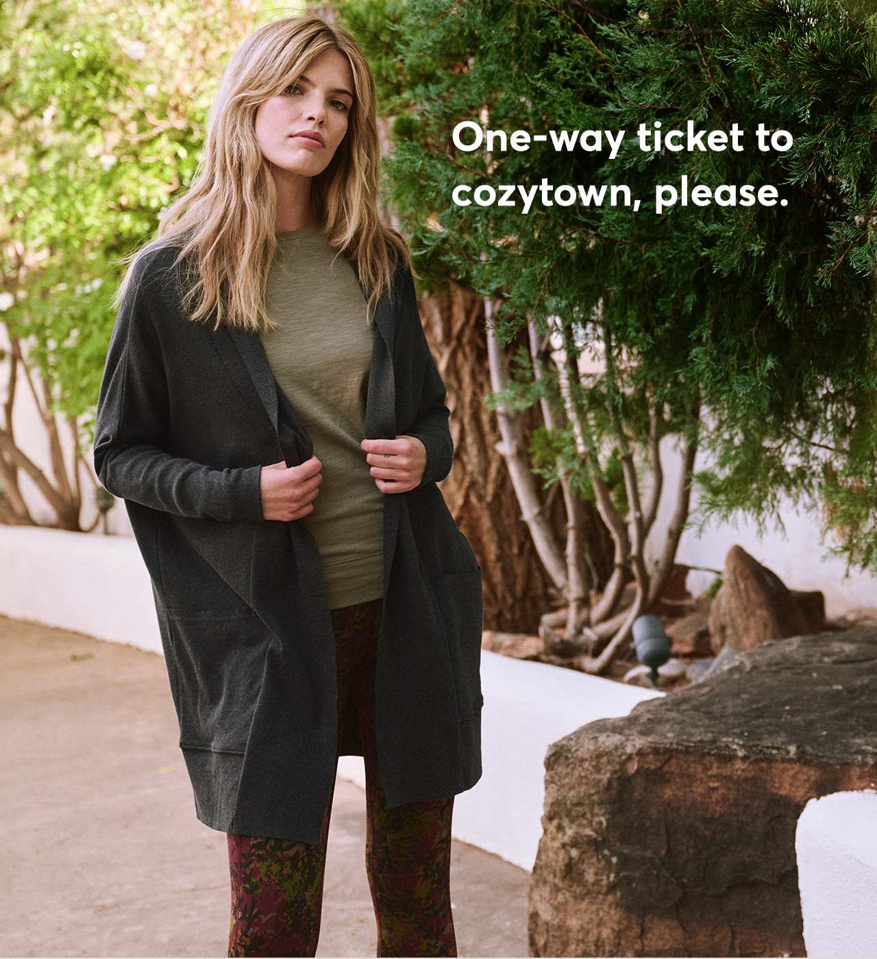 One-way ticket to cozytown, please.