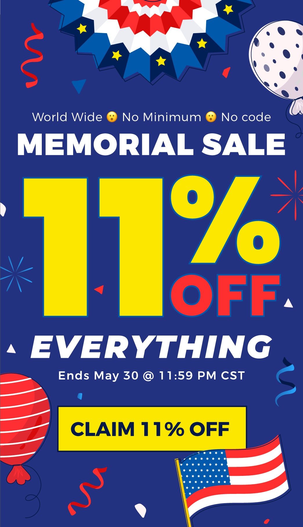 sale save 11% off