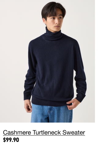 PDP1 - MEN CASHMERE TURTLENECK