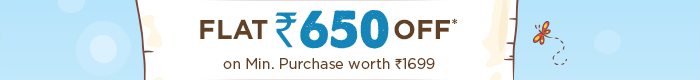 Flat Rs. 650 OFF*