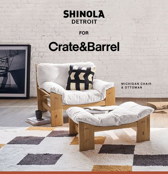 SHINOLA DETROIT FOR Crate&Barrel