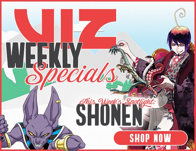 VIZ Weekly Specials - SHONEN manga on sale this week!