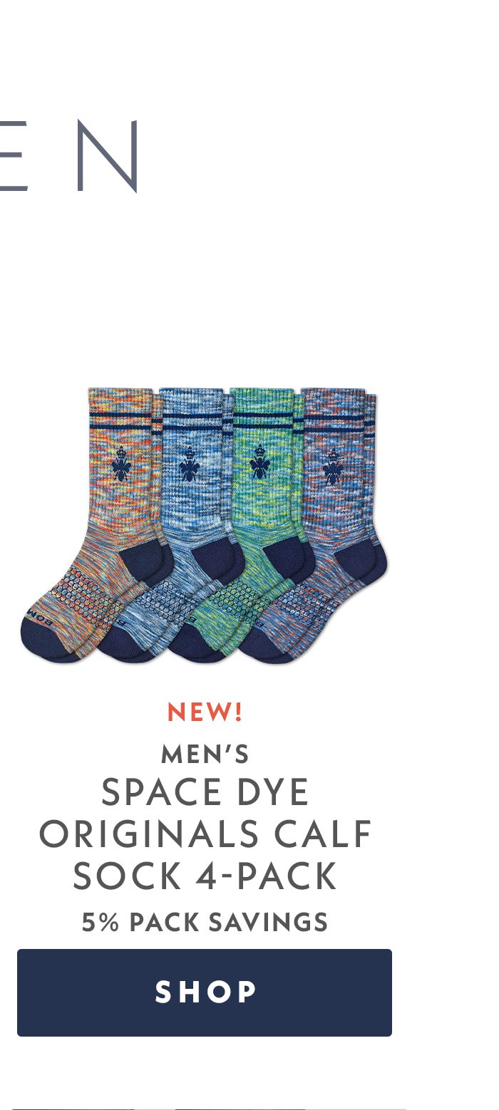 New! Men's Space Dye Calf Sock 4-Pack | 5% Pack Savings | Shop