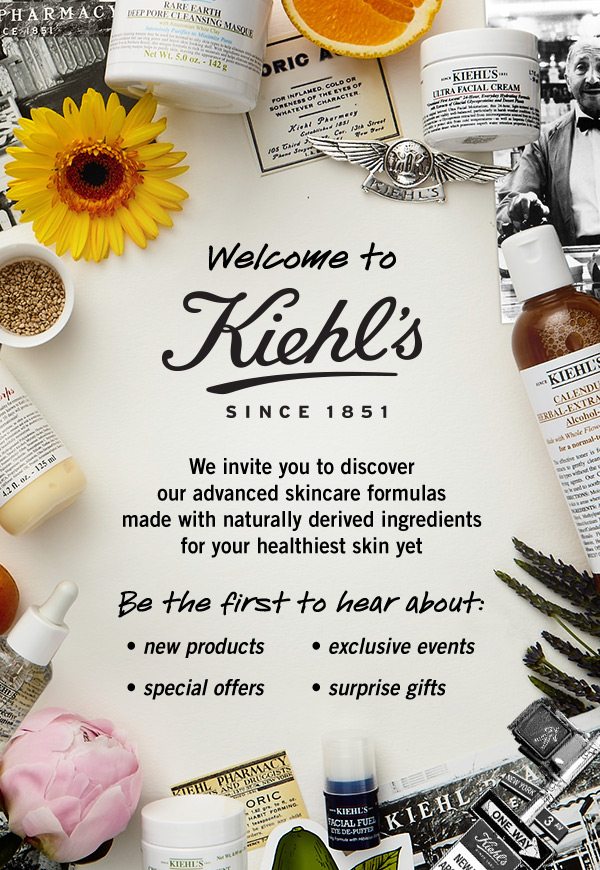 Welcome to Kiehl's Since 1851