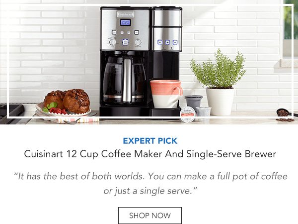 Shop Cuisinart Stainless Steel 12 Cup Coffee Maker And Single-Serve Brewer