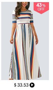 Printed White High Waist Maxi Dress