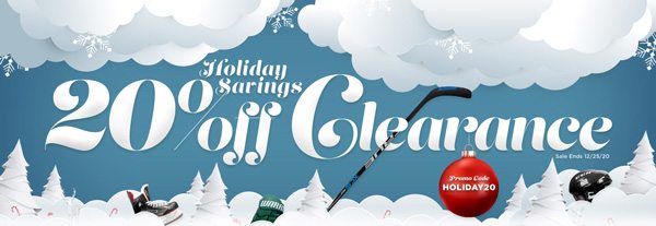 Holiday Savings: 20% off clearance