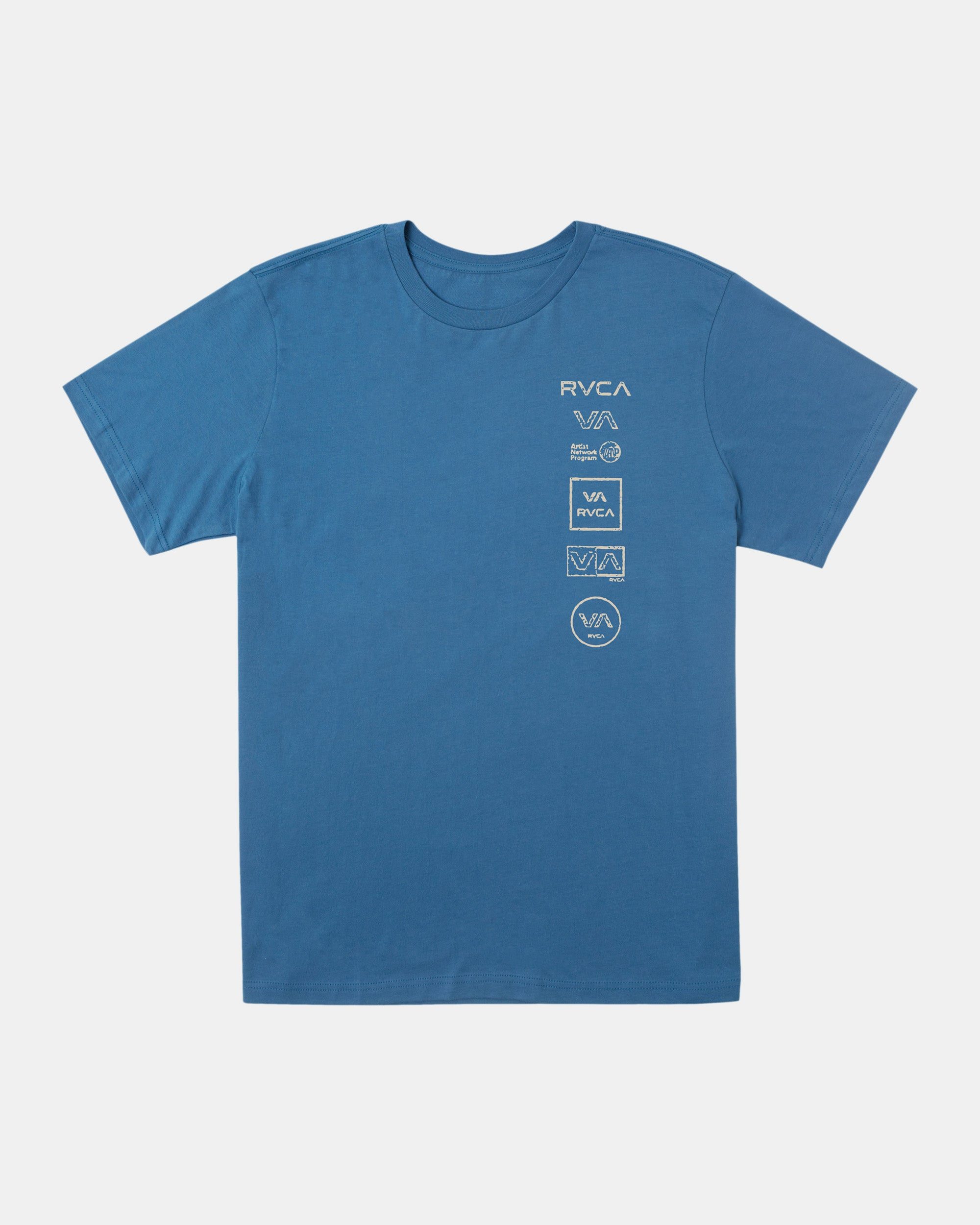 Image of All Logo Tee - Cool Blue