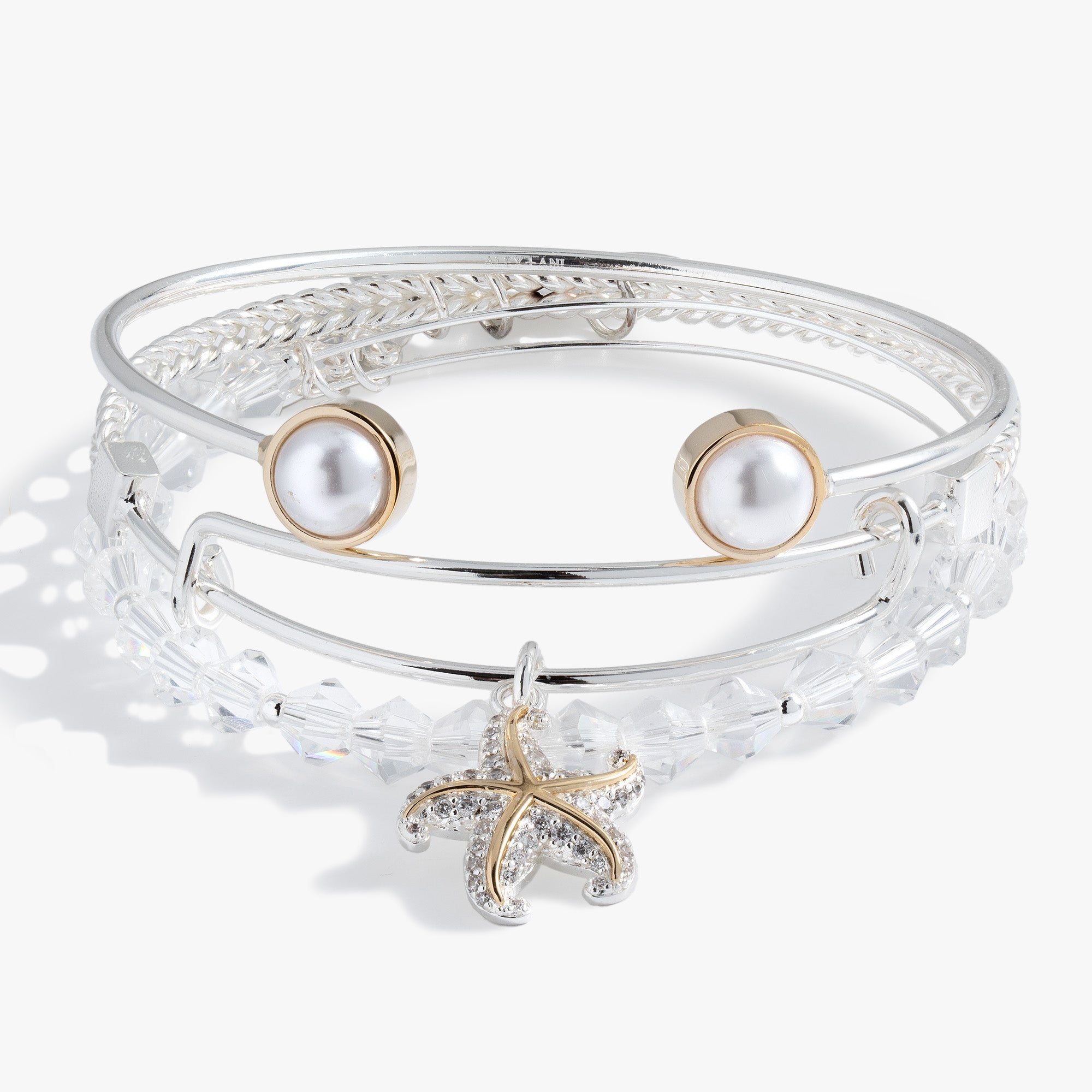 Image of Starfish Bangles Set of 3