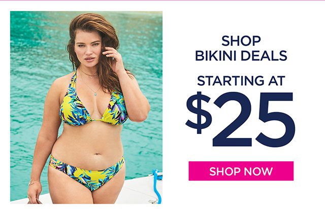 Shop Bikini Deals Starting $25