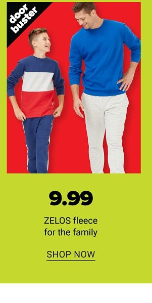 9.99 ZELOS Fleece for the Family - Shop Now