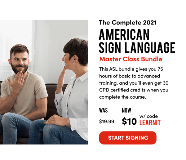 Complete 2021 Americal Sign Language | Start Signing