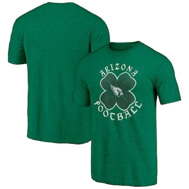 Arizona Cardinals Fanatics Branded St. Patrick's Day Celtic Crew Tri-Blend T-Shirt – Green