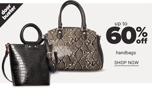 Up to 60% off Handbags - Shop Now