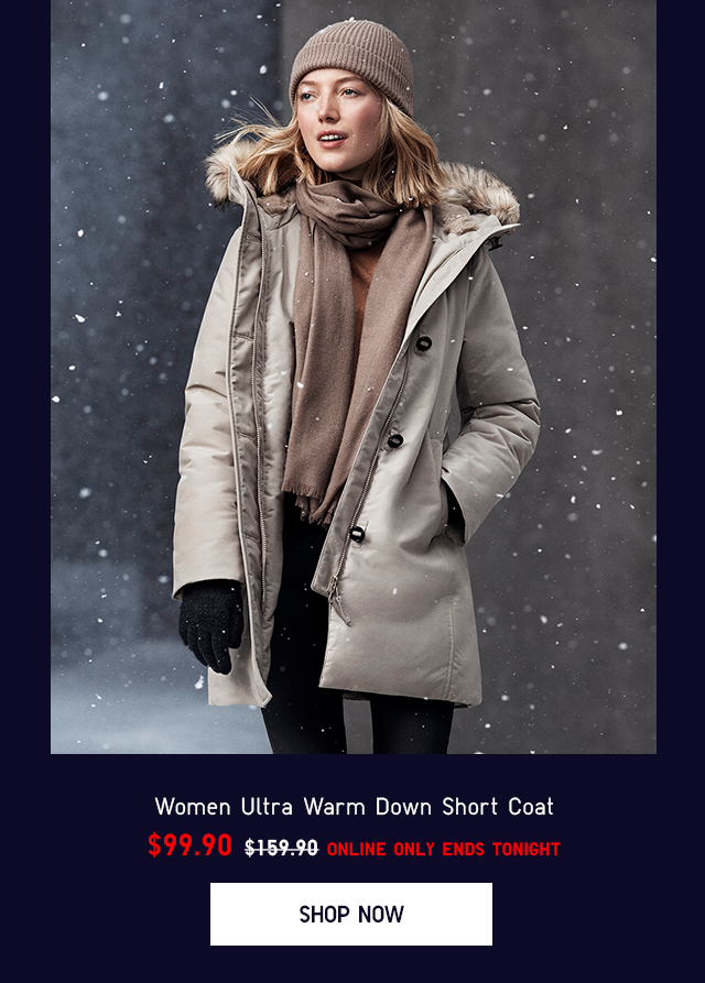 WOMEN ULTRA WARM DOWN LONG COAT $99.90