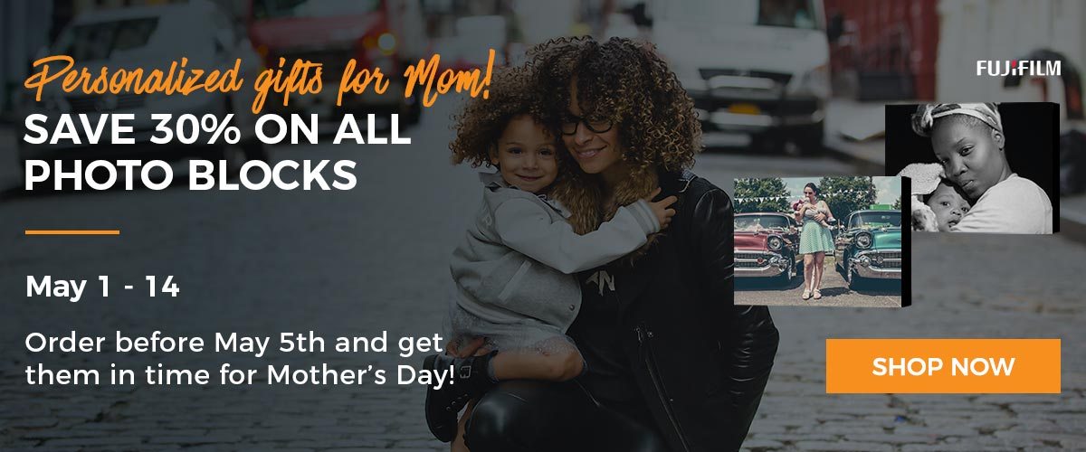 Looks great on the wall or sits on the desk - 30% of photo blocks