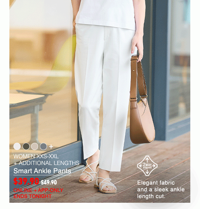 PDP4 - WOMEN AND MEN SMART ANKLE PANTS