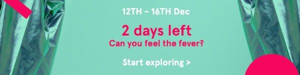 12-16 Nov: 2 Days till the return of ZALORA's biggest sale of the year!
