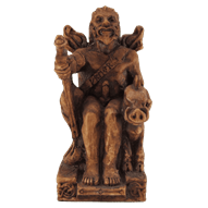 Seated Freyr Statue