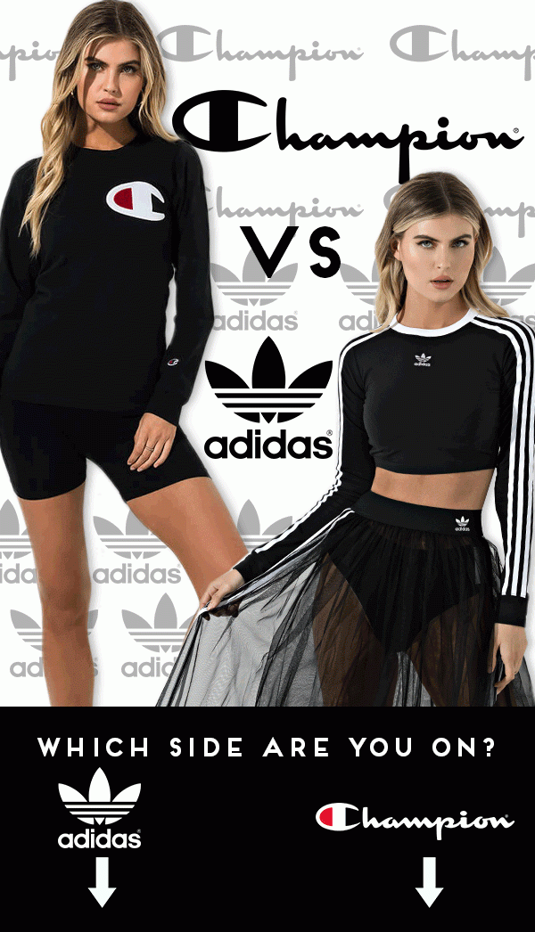 Champion vs Adidas