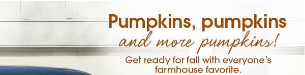 Come on in, Friends Pumpkins, pumpkins and more pumpkins!