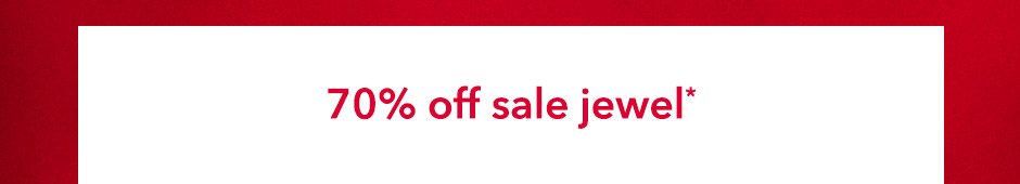 70% off Sale Jewel