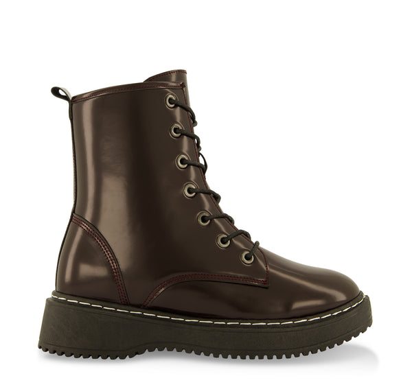 Lace Up Low Platform Combat Boots