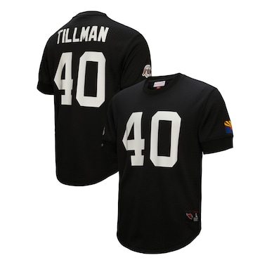  Mitchell & Ness Pat Tillman Black Retired Player Name & Number Mesh Top