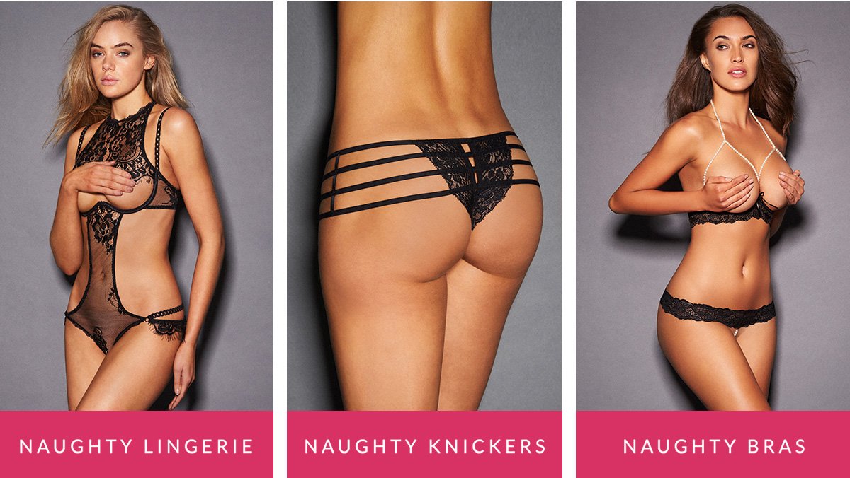 Naughty Lingerie | Naughty Knickers | Naughty Bras