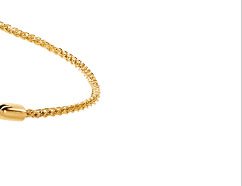 Gold Bar Bolo Bracelet