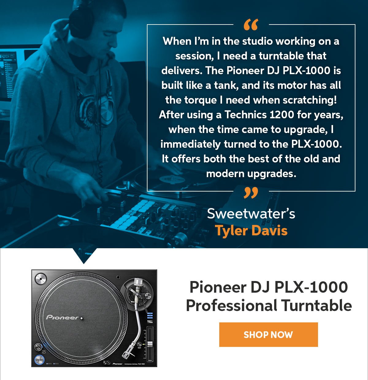 Sweetwater Staff Picks — Pioneer DJ PLX-1000 Professional Turntable