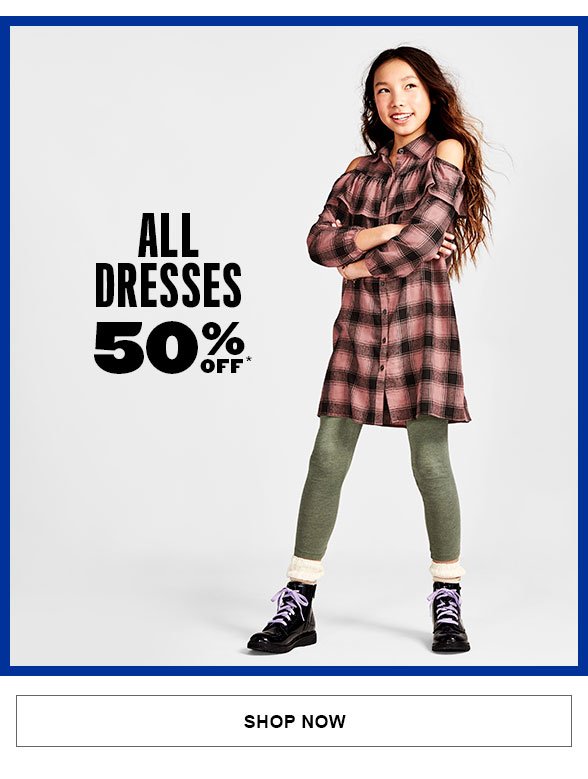 All Dresses 50% Off