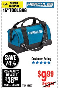 16 in. Tool Bag