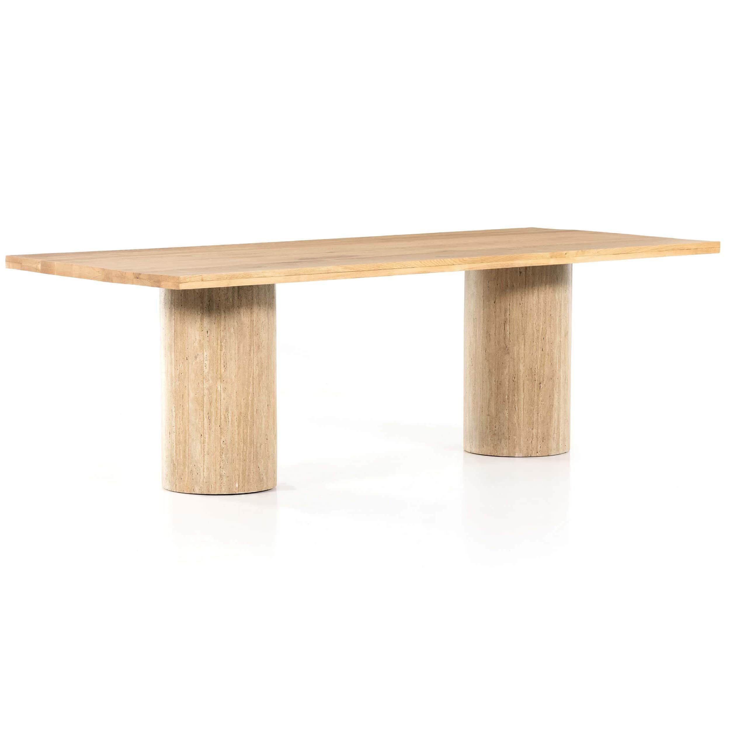 Image of Malia Dining Table, Natural Oak