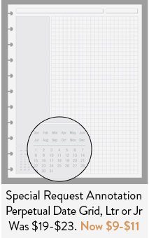 Circa Special Request Annotation/Perpetual Date Grid Refill