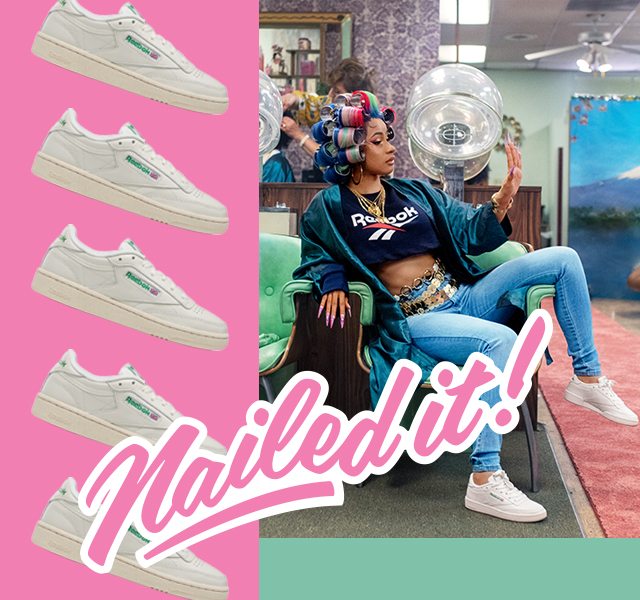 reebok club c cardi b