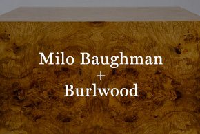 Milo Baughman + Burlwood